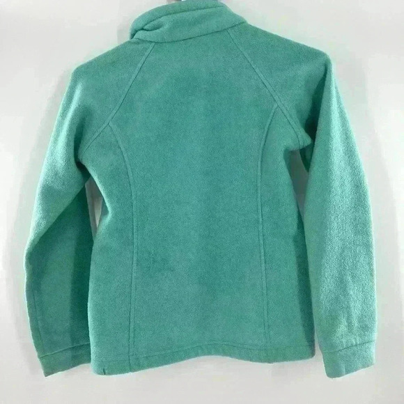Columbia girls size medium mint green full zip jacket with pockets - Picture 7 of 7